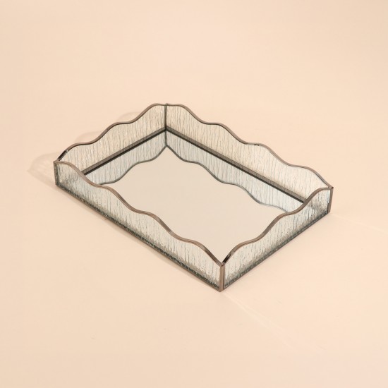 صينية تقديم زجاج مرايا -31×22×5 سم - 2M1C400315 صينية تقديم زجاج مرايا -31×22×5 سم - 2M1C400315
