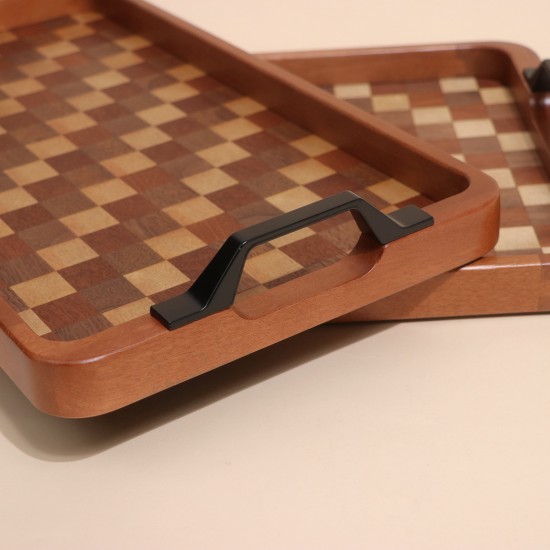 Luxury Wooden Serving Tray Set - 2M1CC300249