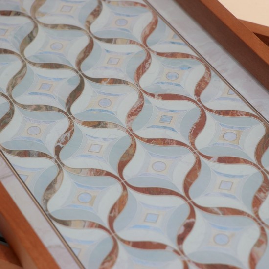 Luxury Wooden Serving Tray Set - 2M1CC300251 Luxury Wooden Serving Tray Set - 2M1CC300251