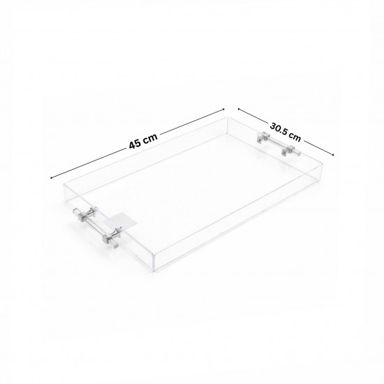 Clear acrylic serving tray - 2S1C300231