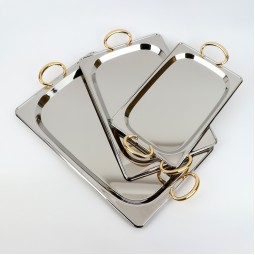 طقم تباسي استيل بتصميم عصري - 3 قطع - 2S1CC100311 طقم تباسي استيل بتصميم عصري - 3 قطع - 2S1CC100311