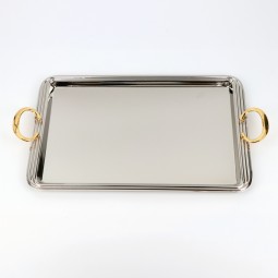 Modern design stainless steel tray - 49 x 31 - 2S1CC100318