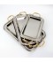 Modern design stainless steel serving set - 3 pieces - 2S1CC100320