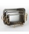 Modern design stainless steel serving tray set - 2S1CC100321 Modern design stainless steel serving tray set - 2S1CC100321