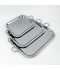 Modern design stainless steel serving set - 3 pieces - 2S1CC100322