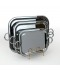 Modern design stainless steel serving set - 3 pieces - 2S1CC100322