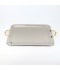 Modern design stainless steel tray - 49 x 35 - 2S1CC100324 Modern design stainless steel tray - 49 x 35 - 2S1CC100324