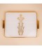 Elegant white serving tray - 53.5×38.5×3.8cm - 2S1M100410