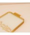 Luxury Beige Serving Tray - 3.8*24*46 cm - 2S1M100414