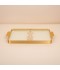 Luxury Beige Serving Tray - 3.8*24*46 cm - 2S1M100414