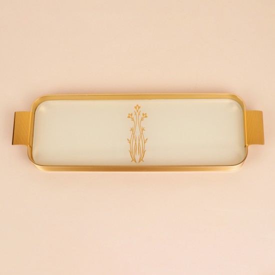 Beige luxury serving tray - 42×13×3.8cm - 2S1M100415