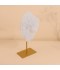 Resin art masterpiece with a gold metal base - 26cm