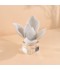 A masterpiece in the shape of a white lotus flower, 8 x 8 x 19 cm A masterpiece in the shape of a white lotus flower, 8 x 8 x 19 cm