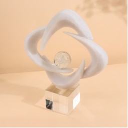 تحفة فنية مودرن رينج بتصميم فاخر -7 ×10×32 سم - 2M3D1900272 تحفة فنية مودرن رينج بتصميم فاخر -7 ×10×32 سم - 2M3D1900272