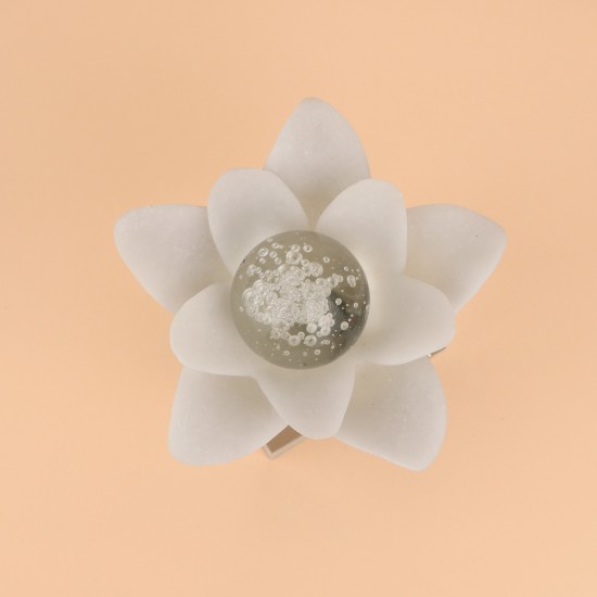 A modern rose-shaped art piece with a contemporary design – 14×15×12 cm - 2M3D1900292