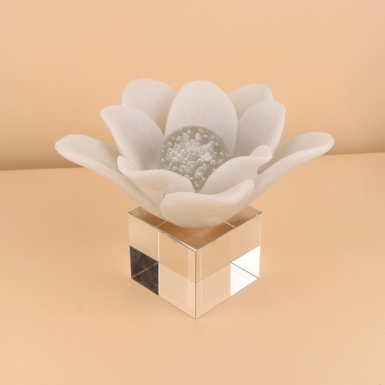 A modern rose-shaped art piece with a contemporary design – 20×20×15 cm - 2M3D1900293 A modern rose-shaped art piece with a contemporary design – 20×20×15 cm - 2M3D1900293