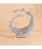 A work of art with a silver glass base - 23 x 10 x 27 cm