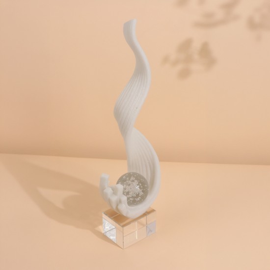 تحفة فنية مودرن رينج بتصميم فاخر -6 ×9 ×40 سم - 2M3D1900579