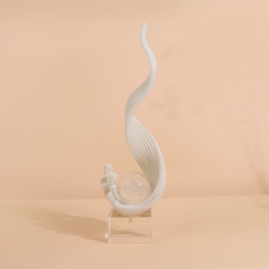 تحفة فنية مودرن رينج بتصميم فاخر -6 ×9 ×40 سم - 2M3D1900579