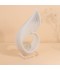 A modern masterpiece, ring with a glass base, luxurious design, 20 x 13 x 49 cm