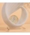 A modern masterpiece, ring with a glass base, luxurious design, 20 x 13 x 49 cm