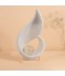 A modern masterpiece, ring with a glass base, luxurious design, 20 x 13 x 49 cm