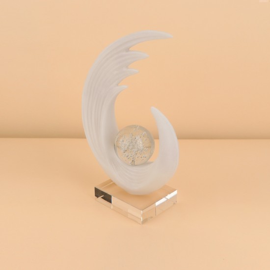 تحفة فنية مودرن رينج بتصميم عصري –29×8×17 سم - 2M3D1900583