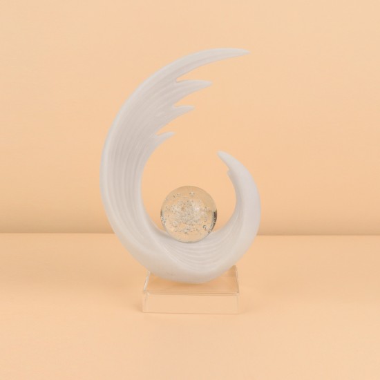 تحفة فنية مودرن رينج بتصميم عصري –29×8×17 سم - 2M3D1900583