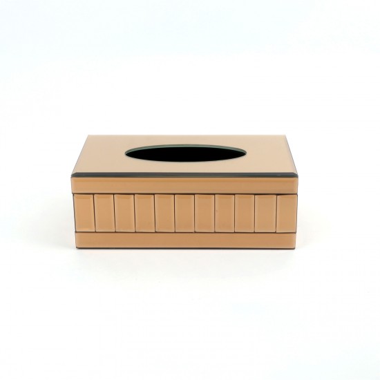 Glass tissue box 25×14×9cm