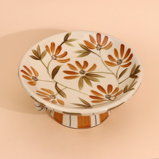 Uniquely designed ceramic serving dish - 25 x 11 cm - 2M1M200481