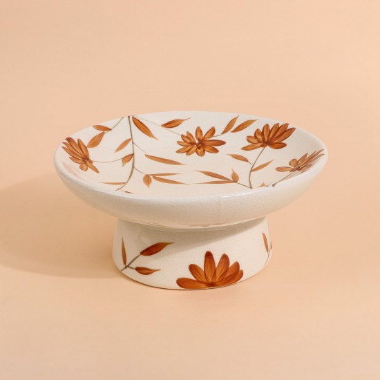 Uniquely designed ceramic serving dish - 25 x 11 cm - 2M1M200488