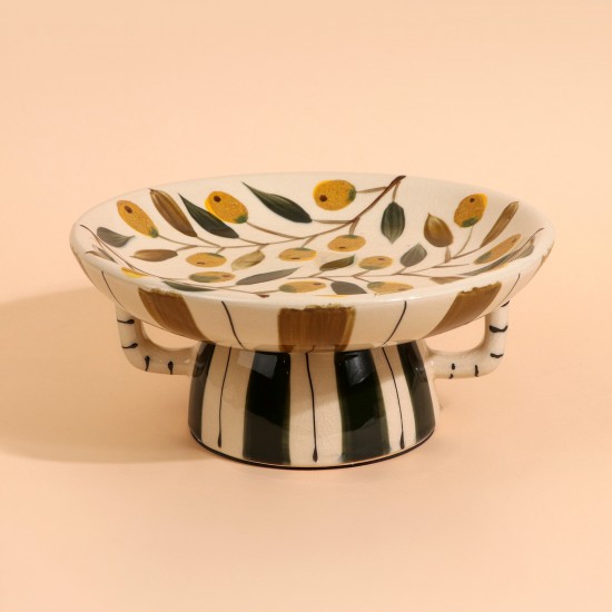 Uniquely designed ceramic serving dish - 26×26×12 cm - 2M1M200536