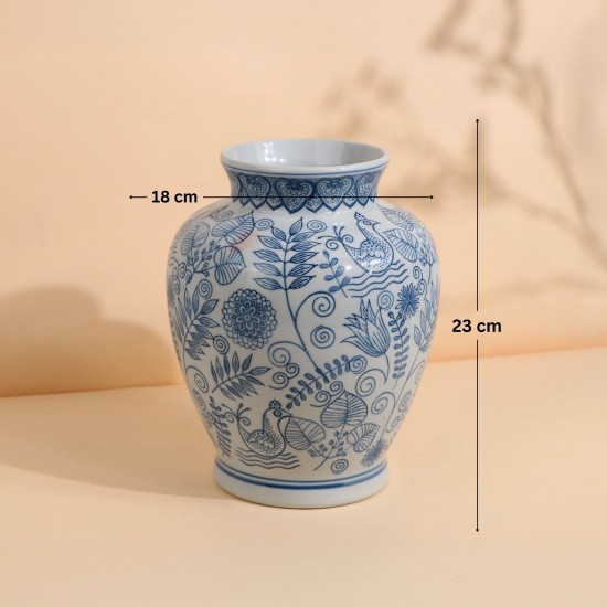 Ceramic vase with a modern design pattern - 2M3A100312