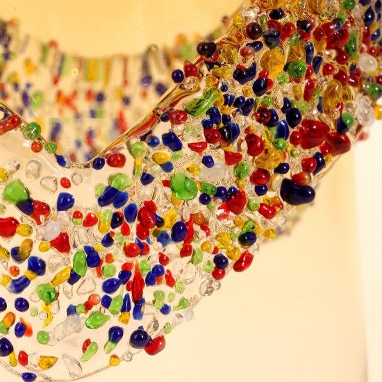 فازة زجاجية بتصميم أنيق - 33×14 سم - 2M3A200077 فازة زجاجية بتصميم أنيق - 33×14 سم - 2M3A200077