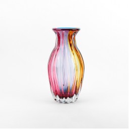 فازة زجاج بتصميم مميز - 13×36 سم - 2M3A200416