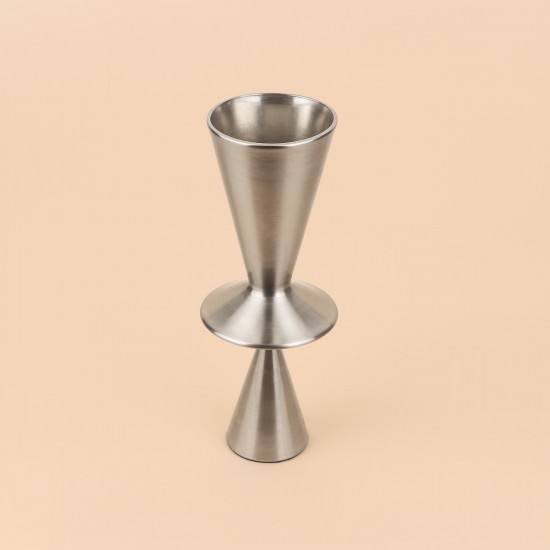 فازة استيل انيقة - فضي -37×15×15 سم - 2M3A400376