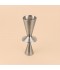 فازة استيل انيقة - فضي -37×15×15 سم - 2M3A400376