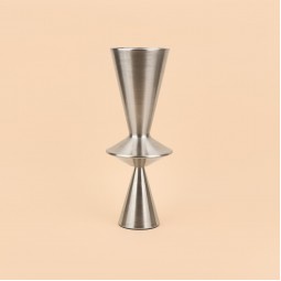 فازة استيل انيقة - فضي -37×15×15 سم - 2M3A400376