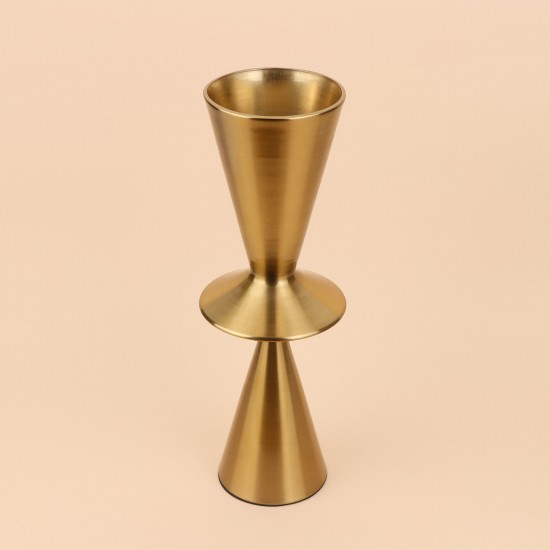 فازة استيل انيقة - ذهبي -40×15×15 سم - 2M3A400379