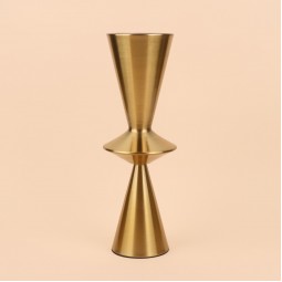 فازة استيل انيقة - ذهبي -40×15×15 سم - 2M3A400379