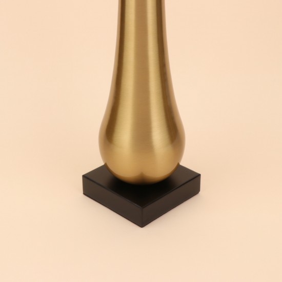 Elegant steel vase - gold - 36×10×10 cm - 2M3A400383