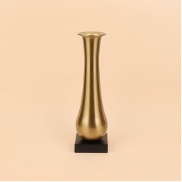 فازة استيل انيقة - ذهبي- 36×10×10 سم - 2M3A400383