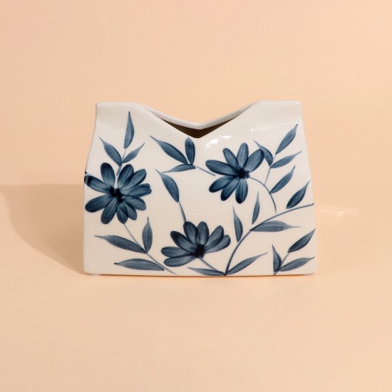 Ceramic tissue box with a unique design - 19 x 13 x 12 cm - 2M3D2400117