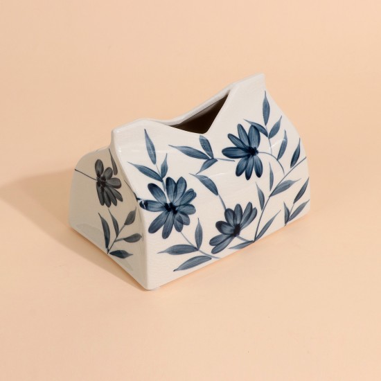 Ceramic tissue box with a unique design - 19 x 13 x 12 cm - 2M3D2400117