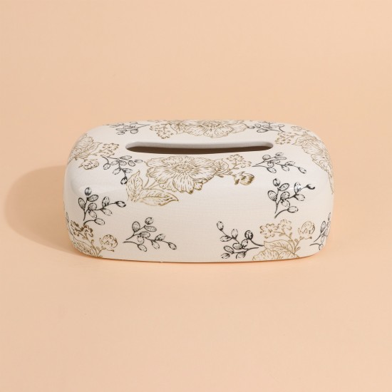 Ceramic tissue box with a unique design - 6 x 22 cm - 2M3D2400119