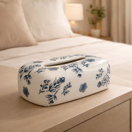 Ceramic tissue box with a unique design - 6 x 22 cm - 2M3D2400120