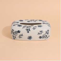 Ceramic tissue box with a unique design - 6 x 22 cm - 2M3D2400120