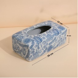 Uniquely designed ceramic tissue box - 2M3D2400227