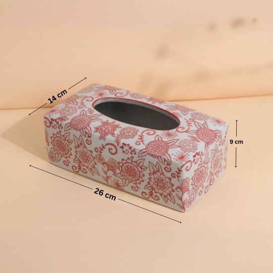 Ceramic tissue box with a unique design - 2M3D2400230