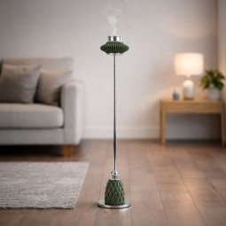 Modern floor-standing incense burner - Plastic base - 16 x 16 x 85 cm - 2A3F10001 Modern floor-standing incense burner - Plastic base - 16 x 16 x 85 cm - 2A3F10001
